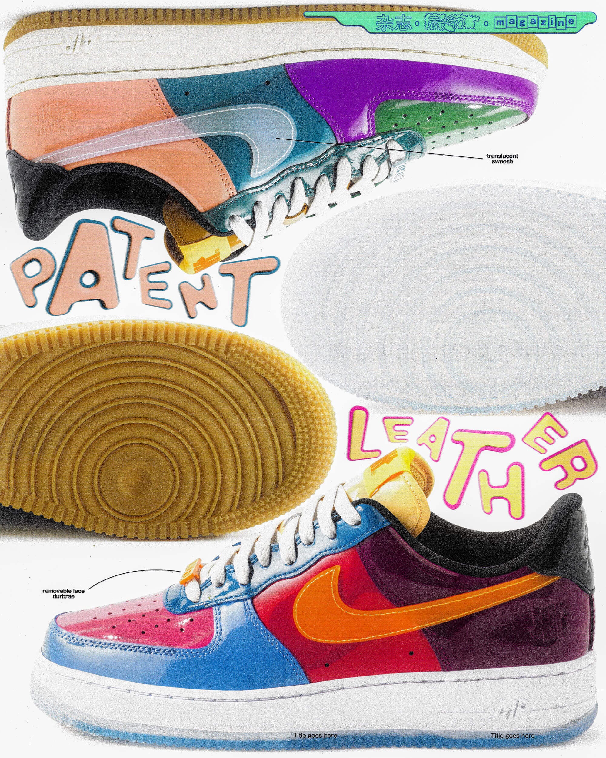Undefeated x Nike AF-1 Shoe